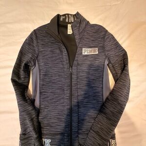 PINK Victoria's Secret Women's Charcoal Bomber Jacket